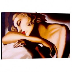 Bild Lempicka Art. 08 cm 50x70 Kostenloser Transport Druck auf Leinwand das gemalde ist fertig zum aufhangen