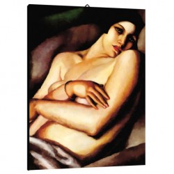 Bild Lempicka Art. 26 cm 35x50 Kostenloser Transport Druck auf Leinwand das gemalde ist fertig zum aufhangen