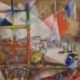 Poster Chagall Art 26 cm 35x35 Stampa Falsi d'Autore Affiche Plakat Fine Art