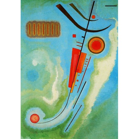 Poster Kandinsky Art. 24 cm 35x50 Stampa Falsi d'Autore Affiche Plakat Fine Art