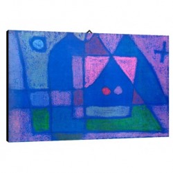 Quadro Klee Art. 19 cm 35x50 Trasporto Gratis intelaiato pronto da appendere Stampa su tela Canvas