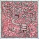 Poster Haring Art. 02 cm 35x35 Stampa Falsi d'Autore Affiche Plakat Fine Art