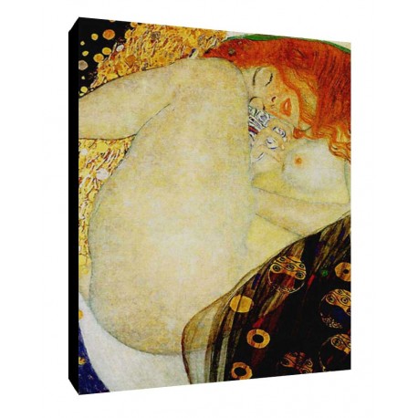 Bild Klimt Art. 02 cm 35x50 Kostenloser Transport Druck auf Leinwand das gemalde ist fertig zum aufhangen Canvas