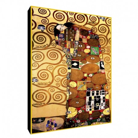 Quadro Klimt Art. 15 cm 35x50 Trasporto Gratis intelaiato pronto da appendere Stampa su tela Canvas