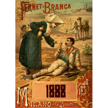 Poster Manifesto Fernet Branca Art. 55 cm 35x50 Stampe Falsi d'Autore Affiche Plakat Fine Art