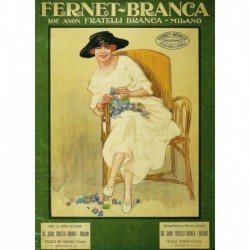 Poster Manifesto Fernet Branca Art. 54 cm 50x70 Stampe Falsi d'Autore Affiche Plakat Fine Art