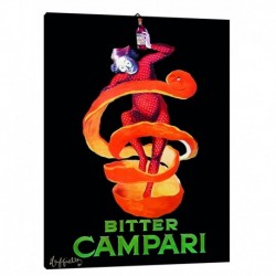 Bild Werbeplakat Campari Bitter Art. 02 cm 35x50 Kostenloser Transport Druck auf Leinwand das gemalde ist fertig zum aufhangen