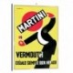 Bild Werbeplakat Martini Art. 24 cm 70x100 Kostenloser Transport Druck auf Leinwand das gemalde ist fertig zum aufhangen