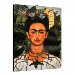 Quadro Frida Kalo Art. 01 cm 70x100 Trasporto Gratis intelaiato pronto da appendere Stampa su tela Canvas