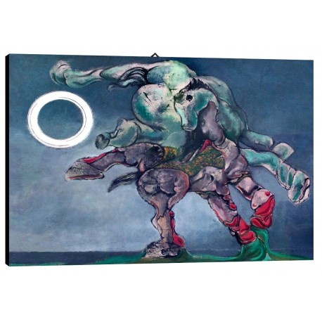 Quadro Max Ernst Art. 56 cm 35x50 Trasporto Gratis intelaiato pronto da appendere Stampa su tela Canva