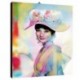 2 a Quadro Audrey Hepburn Art. 01 cm 70x100 Arredo e Decorazione Trasporto Gratis intelaiato pronto da appendere tela Canvas