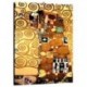 Quadro klimt L'Abbraccio cm 35x50 Arredo e Decorazione Trasporto Gratis intelaiato pronto da appendere Stampa su tela Canvas