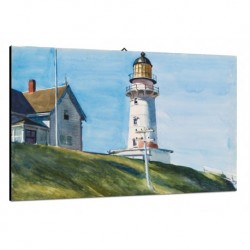 Bild Hopper Il Faro Art. 13 cm 70x100 Kostenloser Transport Druck auf Leinwand das gemalde ist fertig zum aufhangen