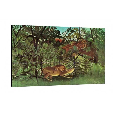 Bild Rousseau Art. 03 cm 35x50 Kostenloser Transport Druck auf Leinwand das gemalde ist fertig zum aufhangen