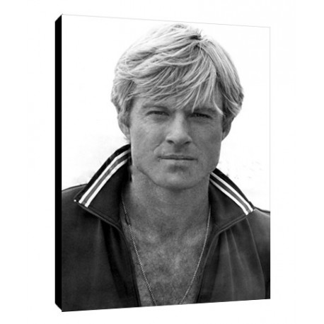 Quadro Cinema Robert Redford cm 35x50 Trasporto Gratis intelaiato pronto da appendere Stampa su tela Canvas