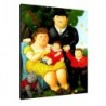 Bild Botero Art. 14 cm 50x70 Kostenloser Transport Druck auf Leinwand das gemalde ist fertig zum aufhangen