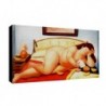 Bild Botero Art. 15 cm 50x70 Kostenloser Transport Druck auf Leinwand das gemalde ist fertig zum aufhangen