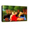 Bild Botero Art. 19 cm 50x70 Kostenloser Transport Druck auf Leinwand das gemalde ist fertig zum aufhangen