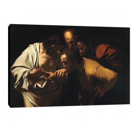 Bild Caravaggio Art. 02 cm 35x50 Kostenloser Transport Druck auf Leinwand das gemalde ist fertig zum aufhangen