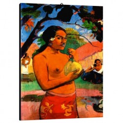 Bild Gauguin Art. 04 cm 35x50 Kostenloser Transport Druck auf Leinwand das gemalde ist fertig zum aufhangen