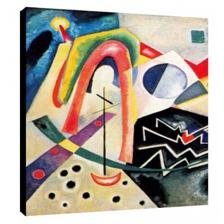 Bild Kandinsky Art. 03 cm 50x70 Kostenloser Transport Druck auf Leinwand das gemalde ist fertig zum aufhangen