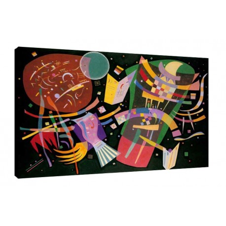 Quadro Kandinsky pronto da appendere falso d'autore Il Negozio di Alex