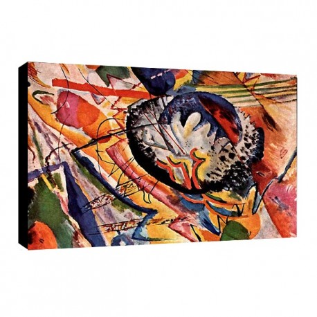 Bild Kandinsky Art. 14 cm 70x100 Kostenloser Transport Druck auf Leinwand das gemalde ist fertig zum aufhangen