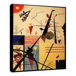 Bild Kandinsky Art. 20 cm 35x50 Kostenloser Transport Druck auf Leinwand das gemalde ist fertig zum aufhangen