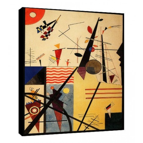 Bild Kandinsky Art. 20 cm 50x70 Kostenloser Transport Druck auf Leinwand das gemalde ist fertig zum aufhangen