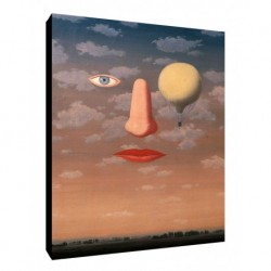 Quadro Magritte Art. 38 cm 35x50 Trasporto Gratis intelaiato pronto da appendere Stampa su tela Canvas