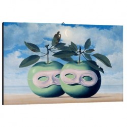 Quadro Magritte Art. 46 cm 50x70 Trasporto Gratis intelaiato pronto da appendere Stampa su tela Canvas