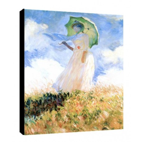 Bild Monet Art. 02 cm 35x50 Kostenloser Transport Druck auf Leinwand das gemalde ist fertig zum aufhangen