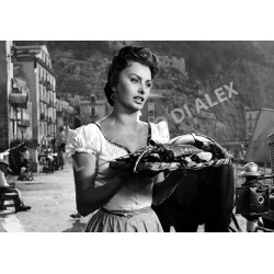 Plakat Iss Spaghetti Art. 10 Sofia Loren cm 35x50 Poster  Mangiaspaghetti Falsi d'Autore Affiche Plakat Fine Art