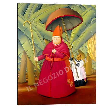 Quadro Botero Art. 01 cm 70x100 Trasporto Gratis intelaiato pronto da appendere Stampa su tela Canvas