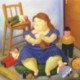 Poster Botero Art. 22 cm 35x35 Stampa Falsi d'Autore Affiche Plakat Fine Art