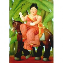 Poster Botero Art. 29 First Lady cm 70x100 Stampa Falsi d'Autore Affiche Plakat Fine Art