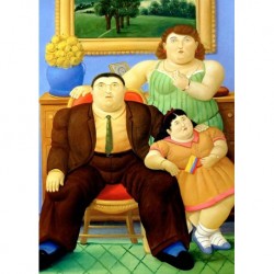 Poster Botero Art. 39 la famiglia cm 50x70 Stampa Falsi d'Autore Affiche Plakat Fine Art